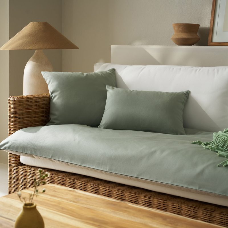 Sofa Topper 80x200cm GOFIS HOME  Emory Smoke Green 714 - Image 2