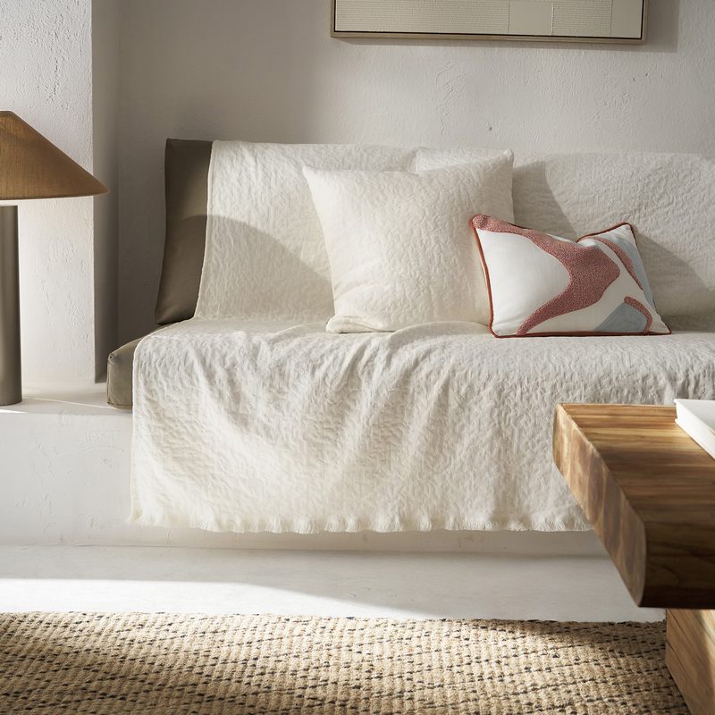 Ριχτάρι Τετραθέσιου 180x350cm GOFIS HOME  Francis Moon Ecru 729/05