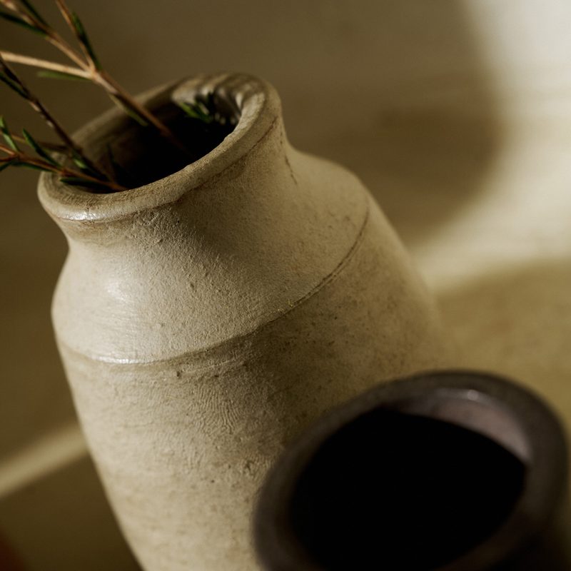 Πήλινο Σετ 2τεμ. Ø6cm Ύψος: 11cm GOFIS HOME  Isera169 - Image 2