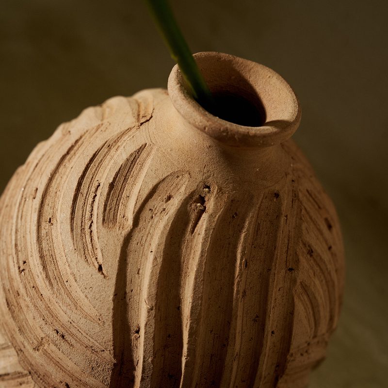 Πήλινο Σετ 3τεμ. Ø8cm Ύψος: 9cm GOFIS HOME  Evaris175 - Image 3