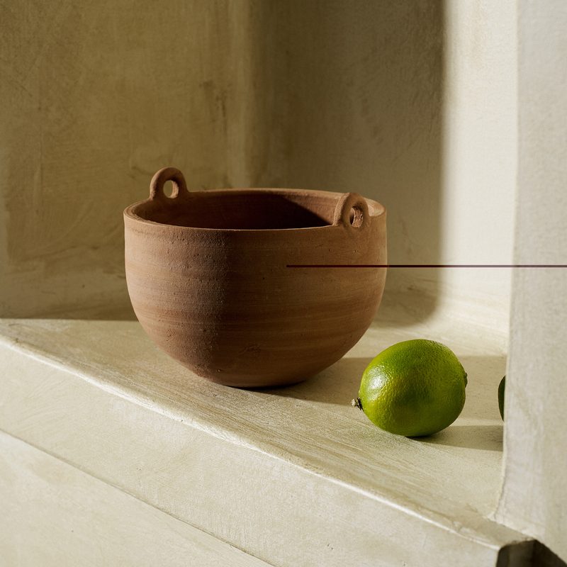 Πήλινο βάζο Ø12cm Ύψος: 11cm GOFIS HOME  Imperiya  179