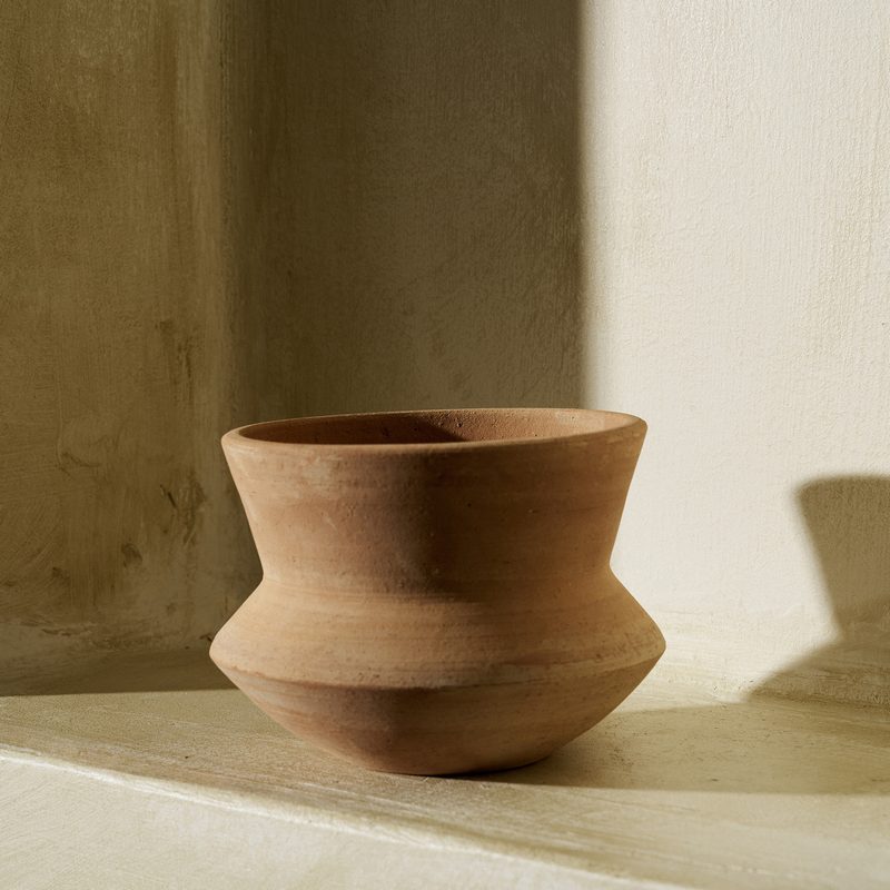 Πήλινο βάζο Ø12cm Ύψος: 14cm GOFIS HOME  Valyra  180