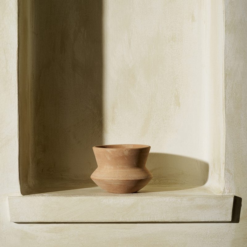 Πήλινο βάζο Ø12cm Ύψος: 14cm GOFIS HOME  Valyra  180 - Image 3