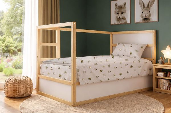 DIMcol Πάπλωμα Εμπριμέ kids Bear's Playtime 592 160X240 Beige 100% Cotton