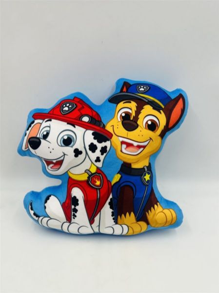 Nickelodeon Μαξιλάρι 3D Nickelodeon Paw Patrol 626 35 cm Blue 100% Velboa