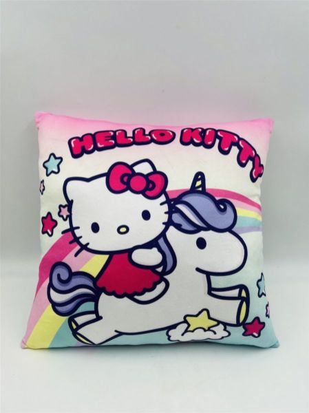 Sanrio Βελούδινο Μαξιλάρι Sanrio Hello Kitty 602 38X38 Pink-Multi 100% Velboa