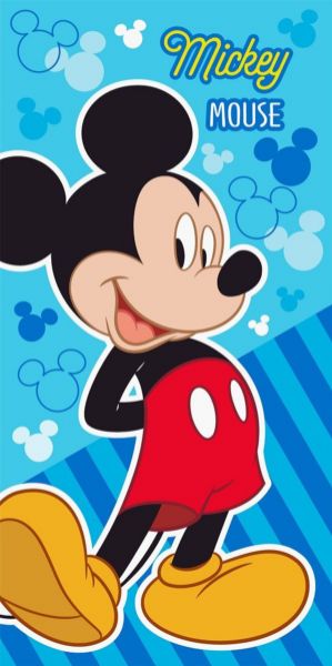 Disney Home Πετσέτα Θαλάσσης Quick Dry Disney Home Mickey 376 70X140 Sky Blue 100% Microfiber