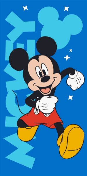 Disney Home Πετσέτα Θαλάσσης Quick Dry Disney Home Mickey 540 70X140 Blue 100% Microfiber