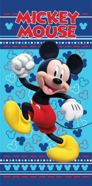 Disney Home Πετσέτα Θαλάσσης Quick Dry Disney Home Mickey 541 70X140 Sky Blue 100% Microfiber