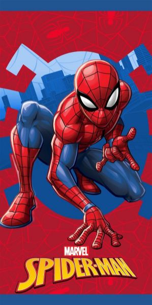 Marvel Πετσέτα Θαλάσσης Quick Dry Marvel Spider-Man 531 70X140 Red 100% Microfiber