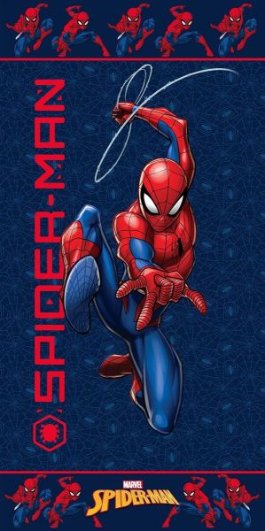 Marvel Πετσέτα Θαλάσσης Quick Dry Marvel Spider-Man 558 70X140 Dark Blue 100% Microfiber