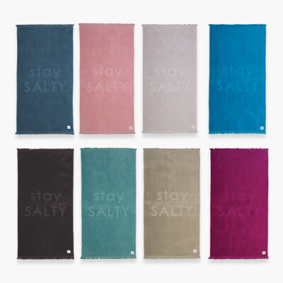 ΠΕΤΣΕΤΑ ΘΑΛΑΣΣΗΣ STAY SALTY 90X170, 100% ΒΑΜΒΑΚΙ