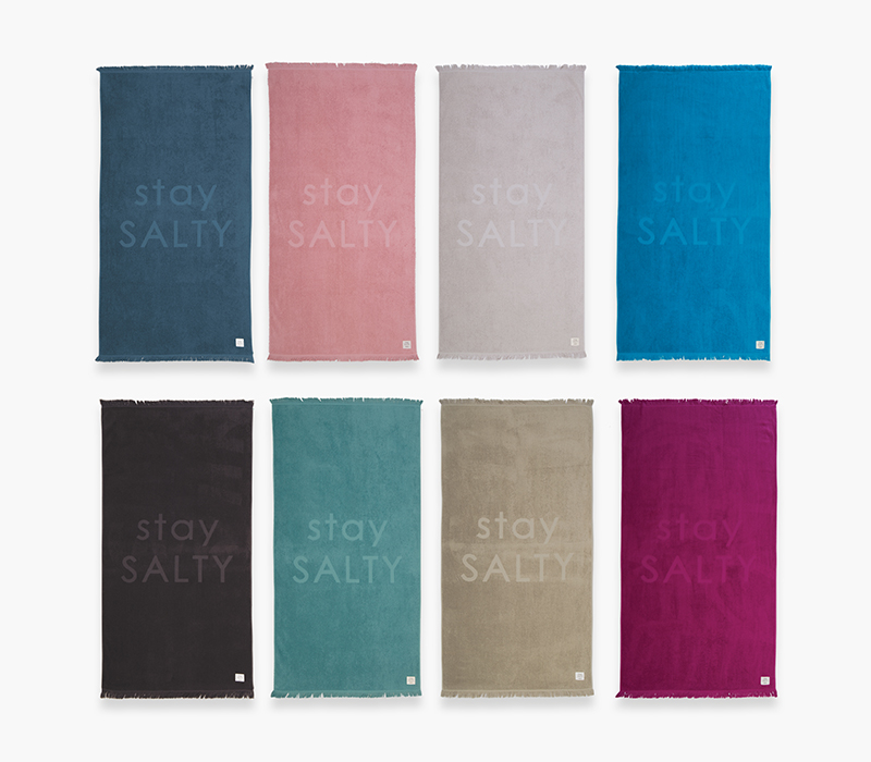 ΠΕΤΣΕΤΑ ΘΑΛΑΣΣΗΣ STAY SALTY 90X170, 100% ΒΑΜΒΑΚΙ