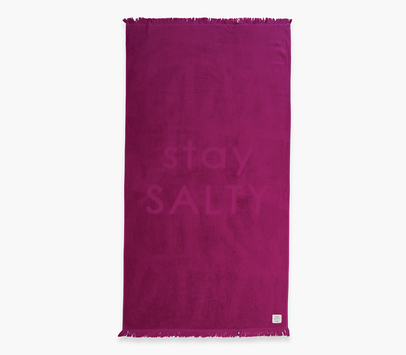 ΠΕΤΣΕΤΑ ΘΑΛΑΣΣΗΣ STAY SALTY 90X170, 100% ΒΑΜΒΑΚΙ - Image 2