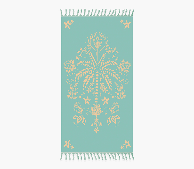 ΠΕΤΣΕΤΑ ΘΑΛΑΣΣΗΣ ORIENTAL 80X160, 100% BAMBAKI