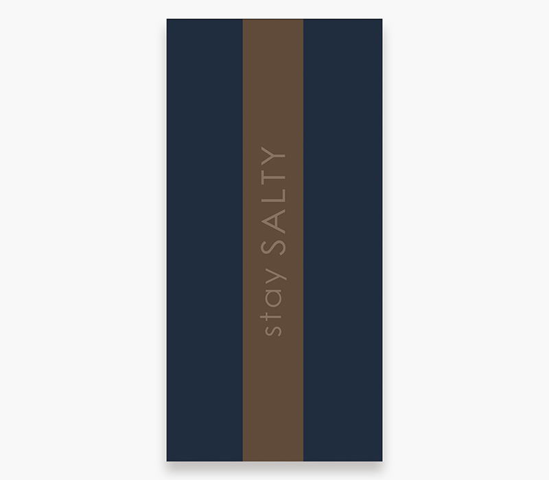 ΠΕΤΣΕΤΑ ΘΑΛΑΣΣΗΣ STAY SALTY 80X160, 100% BAMBAKI
