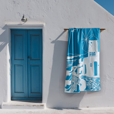 ΠΕΤΣΕΤΑ ΘΑΛΑΣΣΗΣ MY ISLAND BLUE 80X160, 100% ΜΙΚΡΟΙΝΕΣ - Image 2