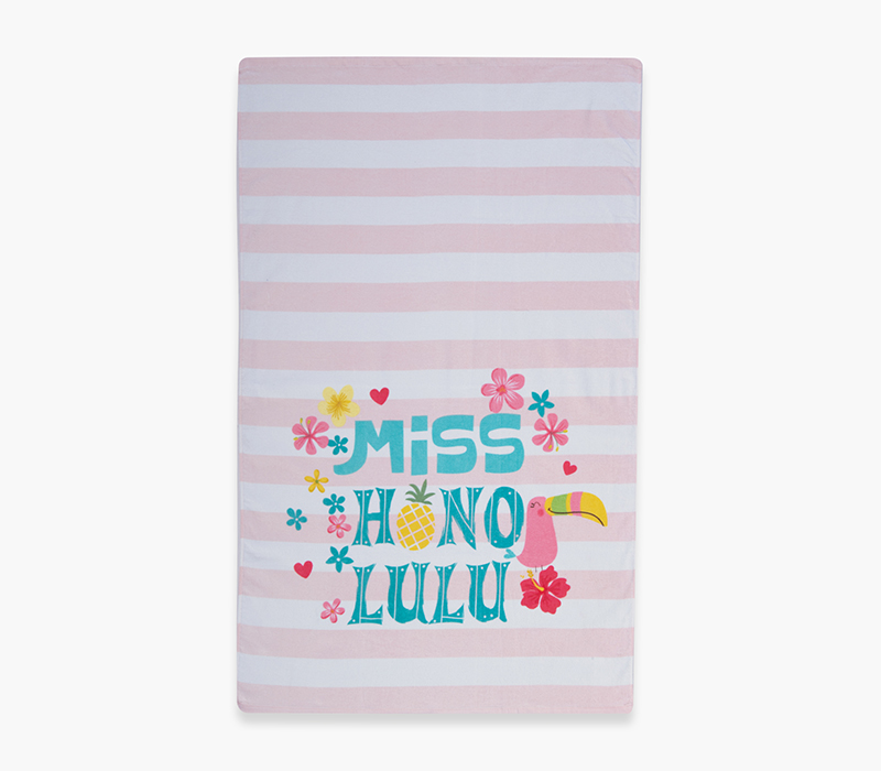ΠΑΙΔΙΚΗ ΠΕΤΣΕΤΑ ΘΑΛΑΣΣΗΣ MISS HONOLULU 70X120, 100% BAMBAKI
