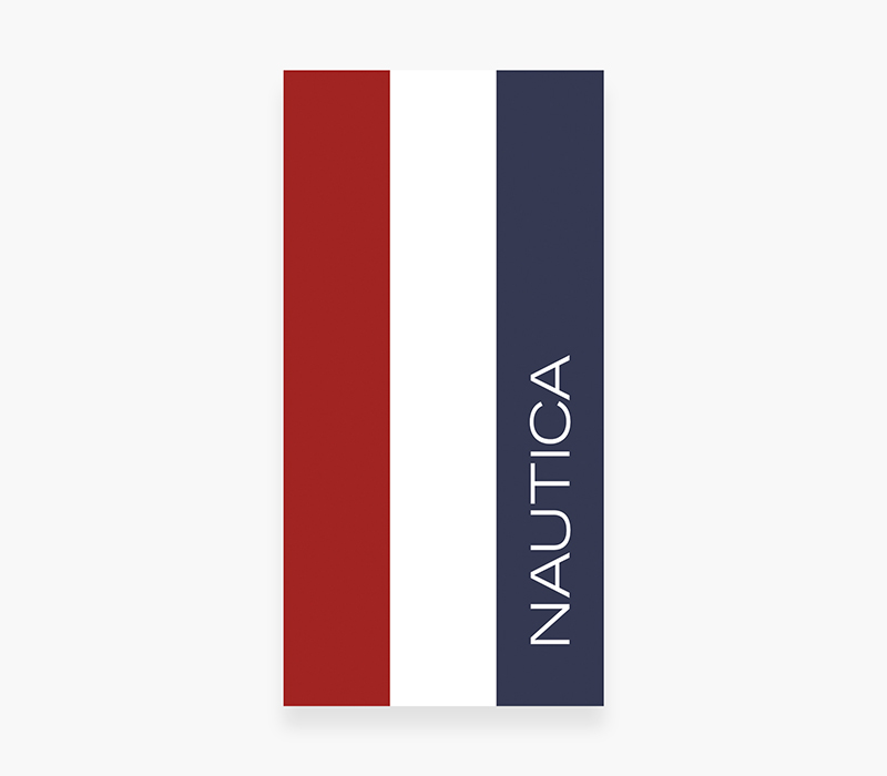 ΠΕΤΣΕΤΑ ΘΑΛΑΣΣΗΣ NAUTICA-NAU WAY UP 80X160, 100% BAMBAKI