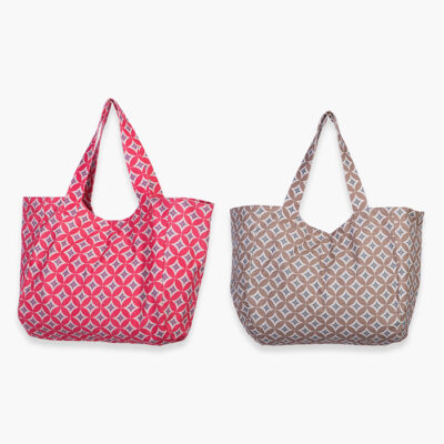 ΤΣΑΝΤΑ ΘΑΛΑΣΣΗΣ SPARKLE 41X39X24, 100% ΒΑΜΒΑΚΙ