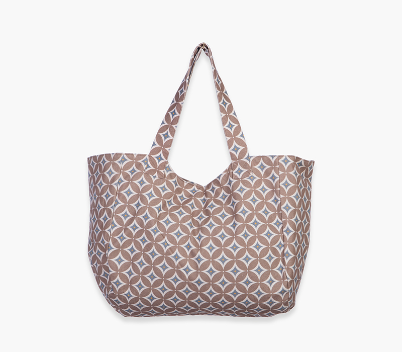 ΤΣΑΝΤΑ ΘΑΛΑΣΣΗΣ SPARKLE 41X39X24, 100% ΒΑΜΒΑΚΙ - Image 3