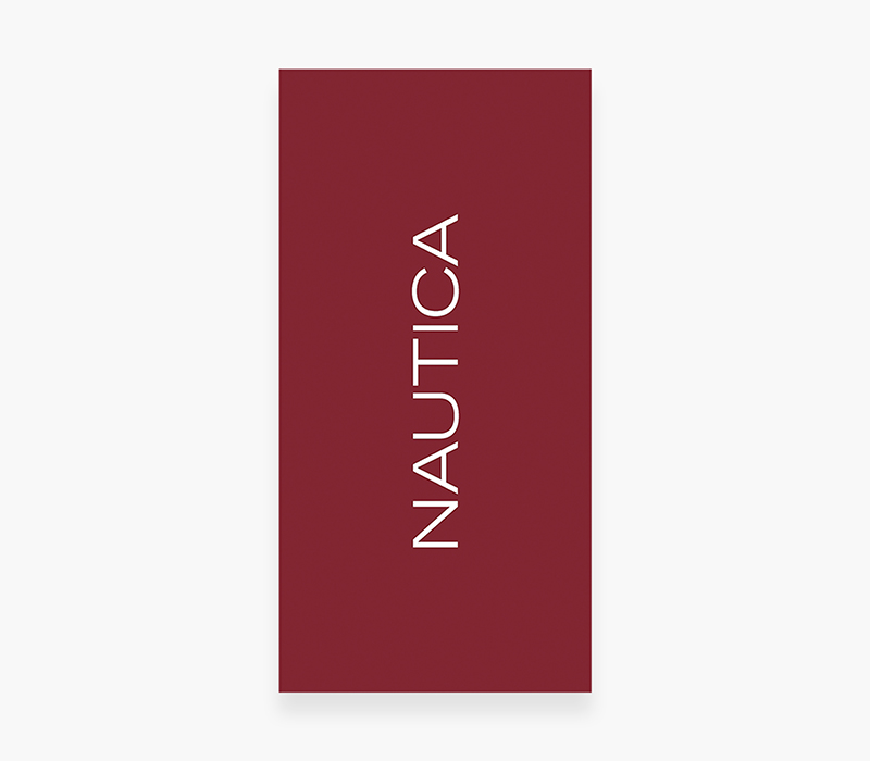 ΠΕΤΣΕΤΑ ΘΑΛΑΣΣΗΣ NAUTICA-NAU LOGO 80X160, 100% BAMBAKI - Image 4