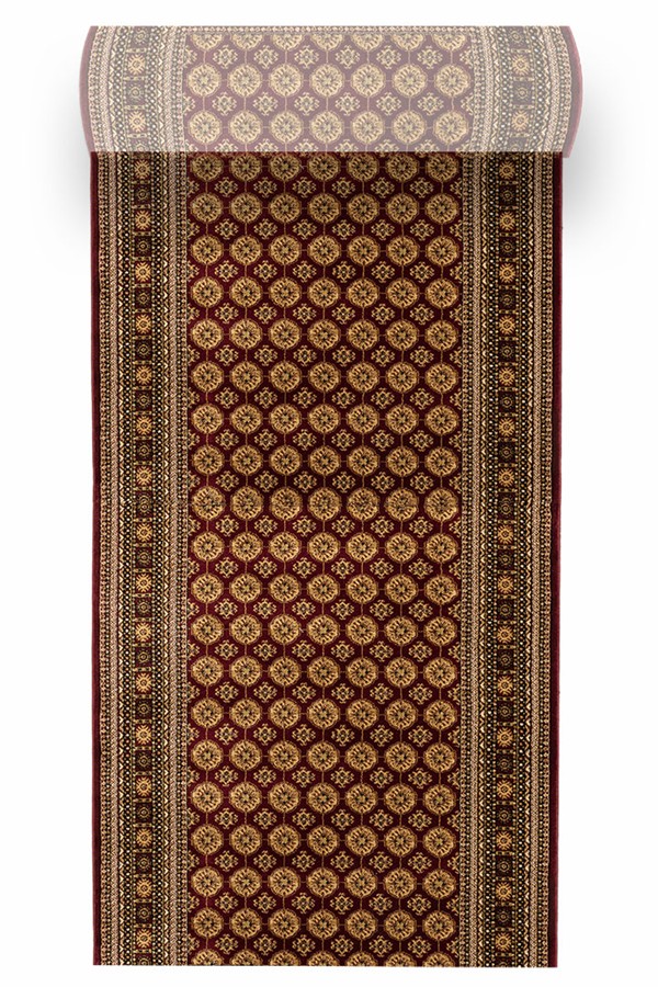 ΧΑΛΙ PERSIA 7838 BURGUNDY  ΔΙΑΔΡΟΜΟΣ 080M NewPlan ( Μηχανής Με το Μέτρο )