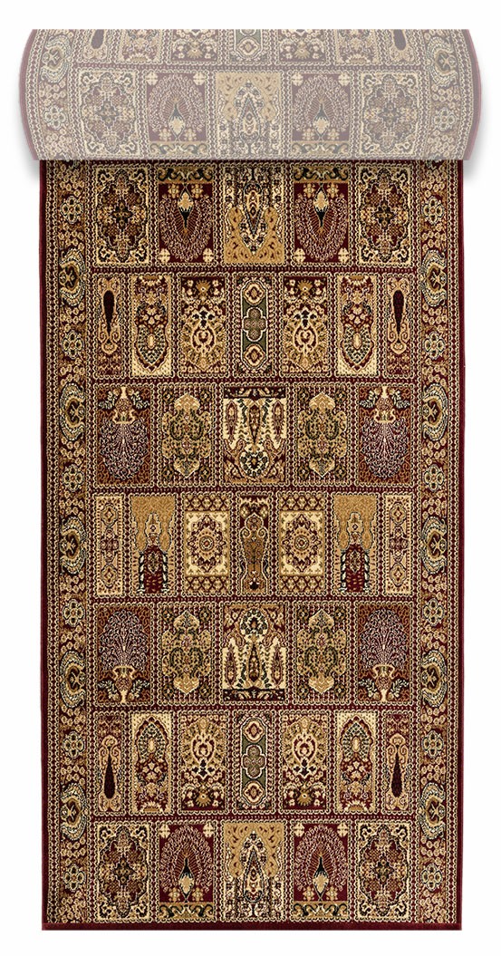 ΧΑΛΙ PERSIA 6283 BURGUNDY  ΔΙΑΔΡΟΜΟΣ 067M NewPlan ( Μηχανής Με το Μέτρο )
