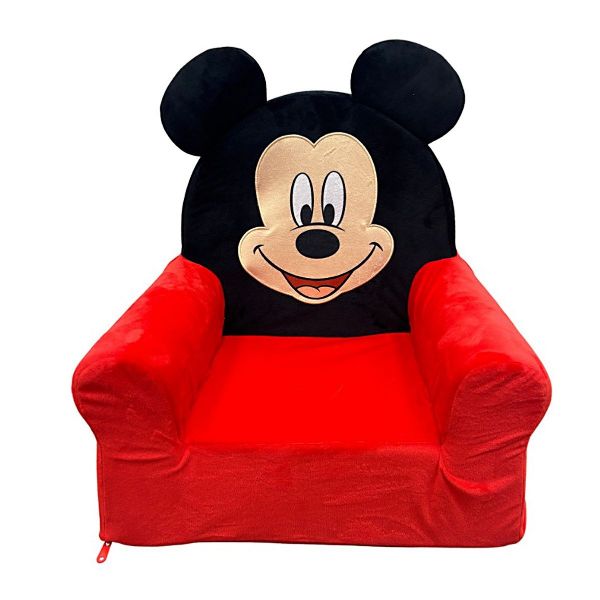 Disney Home Πολυθρόνα Disney Home Mickey 48 34x47x48 Red-Black 100% Velboa