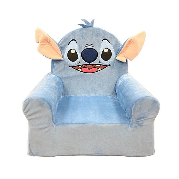 Disney Home Πολυθρόνα Disney Home Stitch 46 34x47x48 Sky Blue 100% Velboa