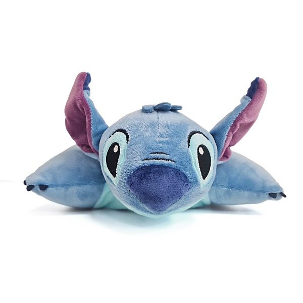 Disney Home Μαξιλάρι - Λούτρινο 2 σε 1 Disney Home Stitch 86 45X28 Sky Blue 100% Polyester