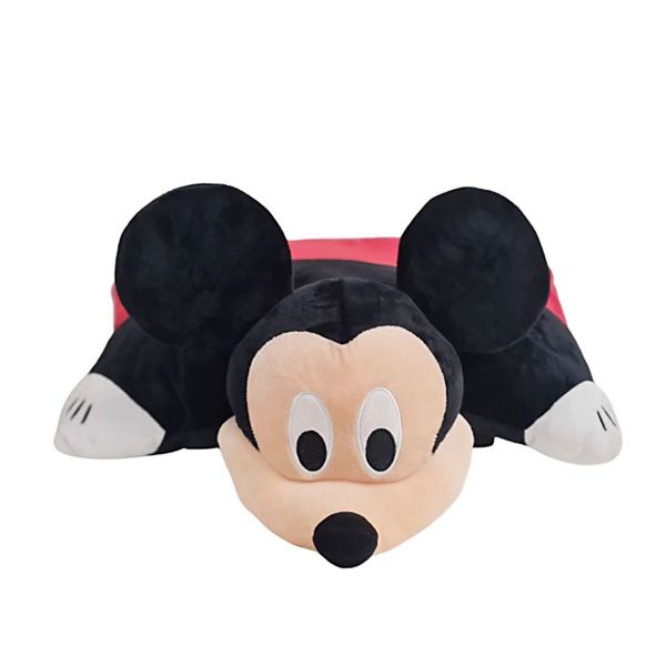 Disney Home Μαξιλάρι - Λούτρινο 2 σε 1 Disney Home Mickey 87 45X28 Black-Red 100% Polyester