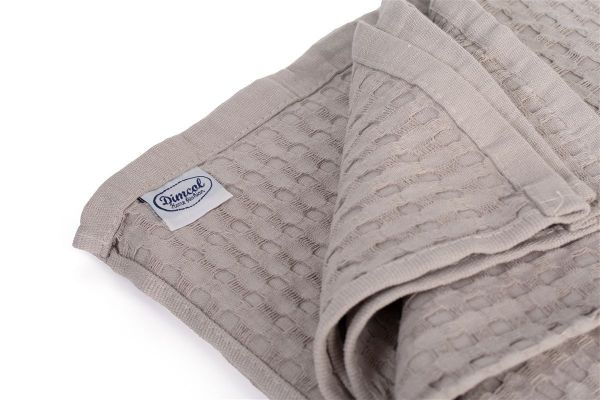 DIMcol Κουβέρτα Πικέ bebe Μονόχρωμη 325 gr/m² 85x110 Elephant 100% Cotton - Image 2