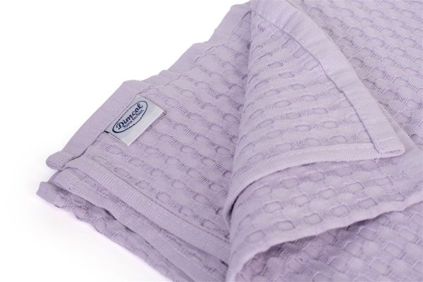 DIMcol Κουβέρτα Πικέ bebe Μονόχρωμη 325 gr/m² 125x150 Pastel Lilac 100% Cotton - Image 2
