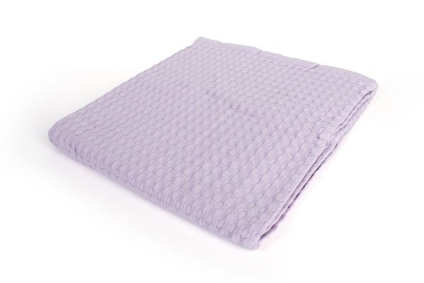 DIMcol Κουβέρτα Πικέ bebe Μονόχρωμη 325 gr/m² 85x110 Pastel Lilac 100% Cotton