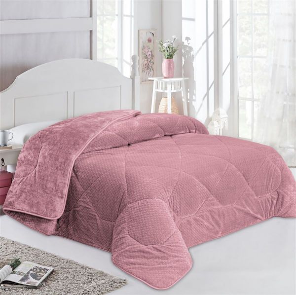 DIMcol Κουβερτοπάπλωμα Jacquard Waves-Fleece 700 gr/m² 1960 Rotten Apple 220x240 100% Polyester