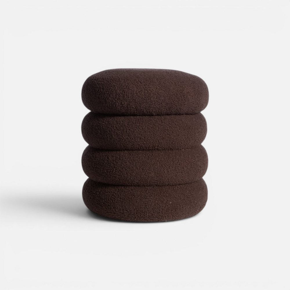 Μπουκλέ Σκαμπό Stool 35X40  Nef Nef Homeware, 100% ΠΟΛΥΕΣΤΕΡΑΣ - Image 3
