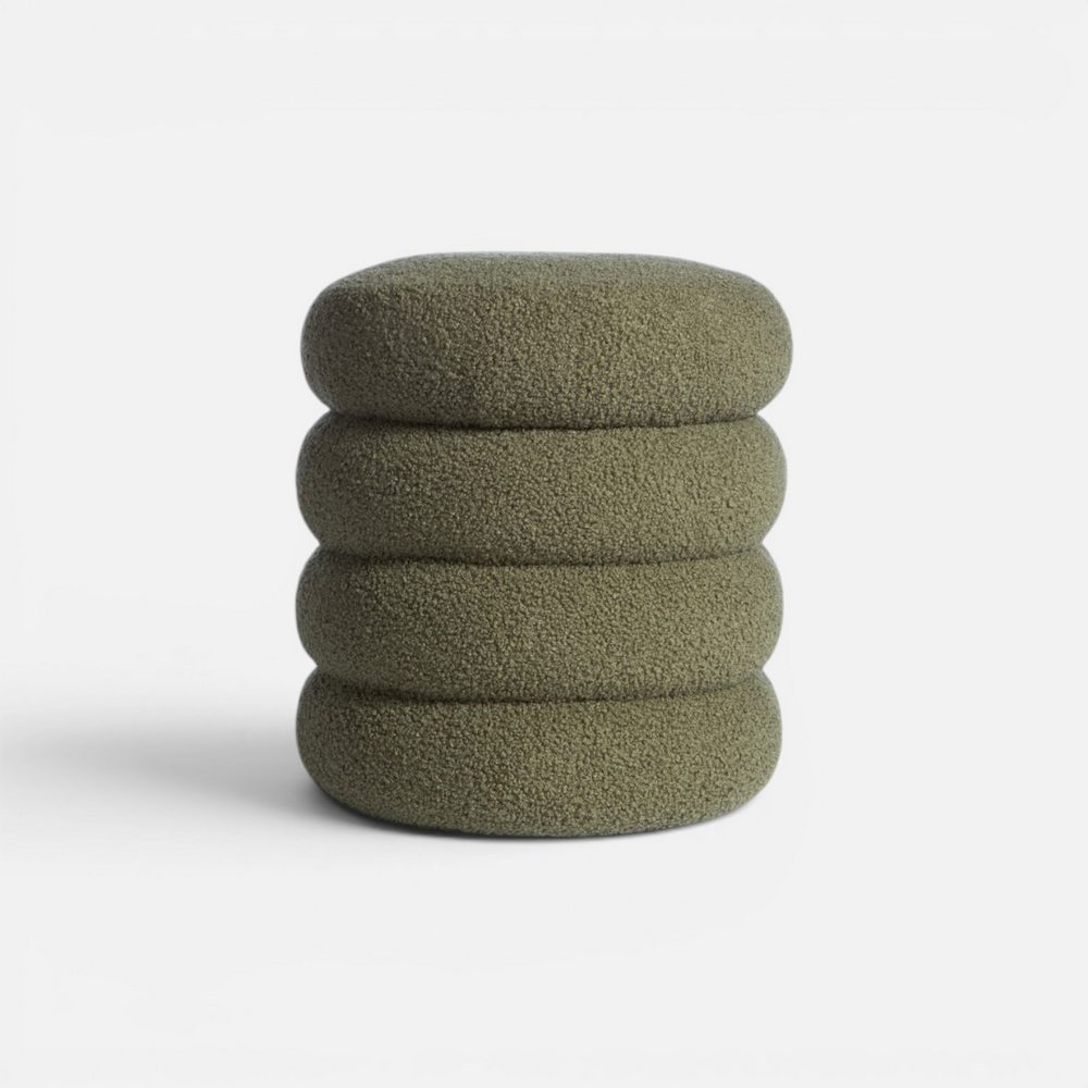 Μπουκλέ Σκαμπό Stool 35X40  Nef Nef Homeware, 100% ΠΟΛΥΕΣΤΕΡΑΣ - Image 6