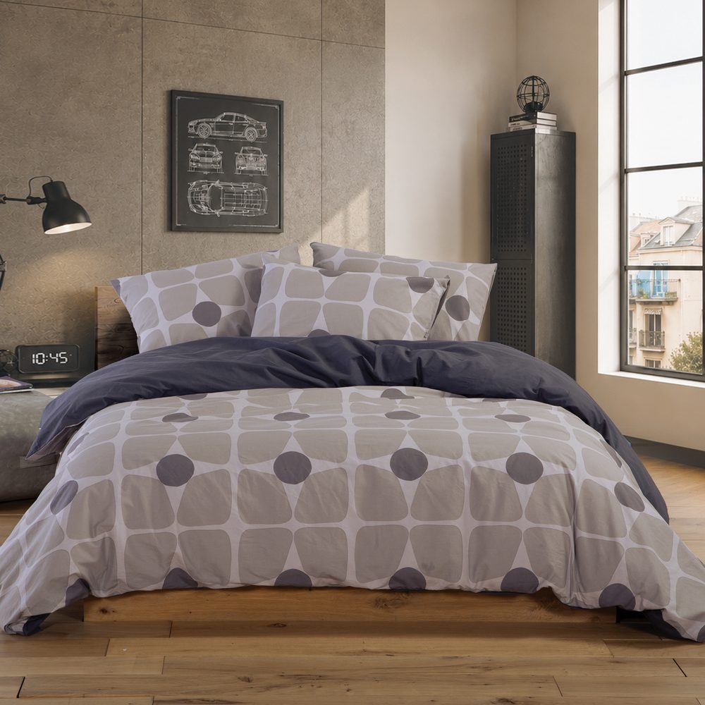 Σετ Σεντόνια Βαμβακερά Μονά με Λάστιχο Casual Coreo  Nef Nef Homeware, 100% ΒΑΜΒΑΚΙ