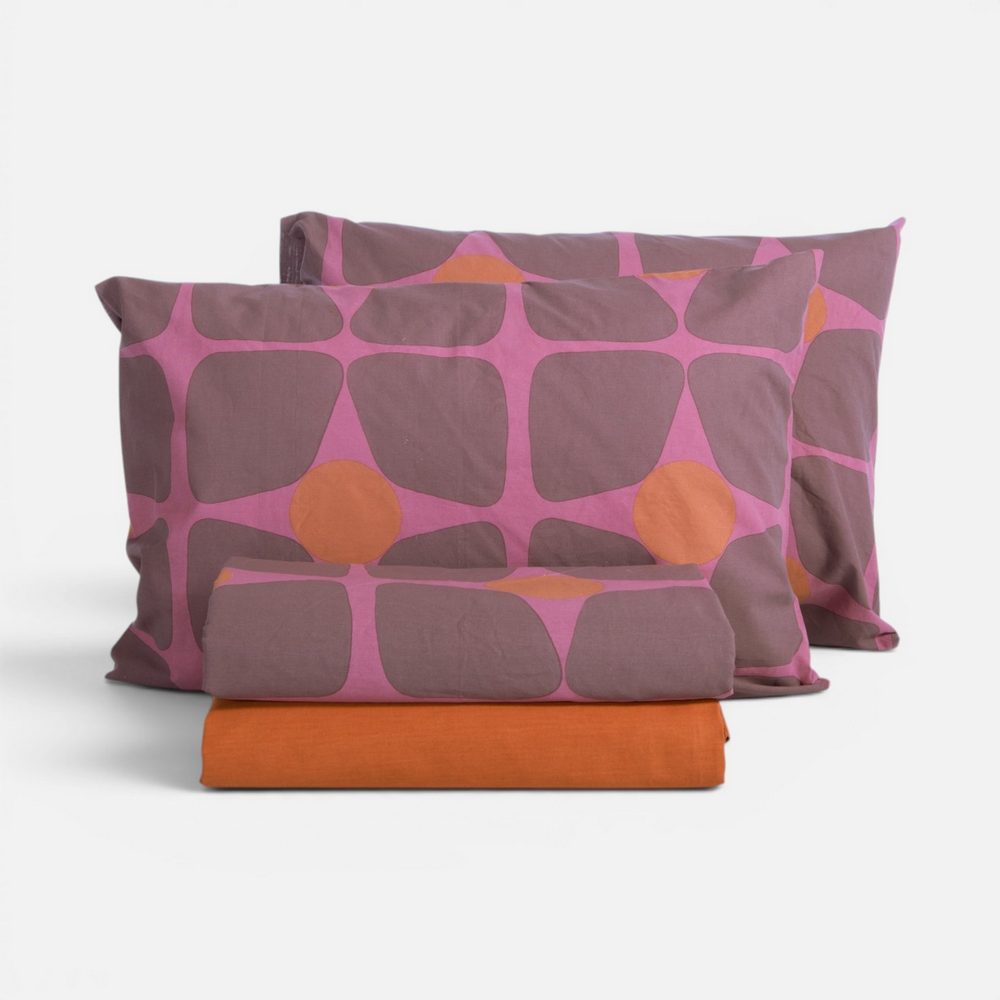 Σετ Σεντόνια Βαμβακερά Μονά με Λάστιχο Casual Coreo  Nef Nef Homeware, 100% ΒΑΜΒΑΚΙ - Image 4