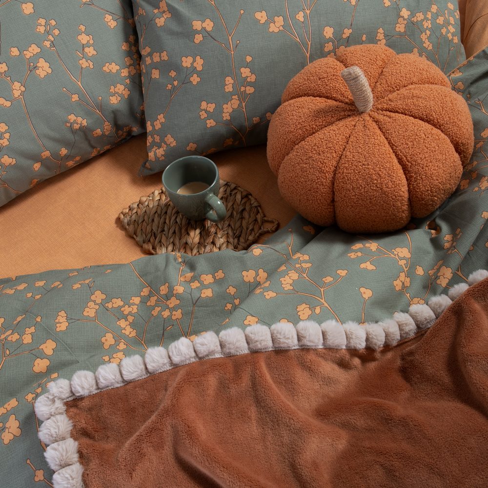 Σετ Σεντόνια Βαμβακερά Μονά με Λάστιχο Floriva  Nef Nef Homeware, 100% ΒΑΜΒΑΚΙ - Image 4