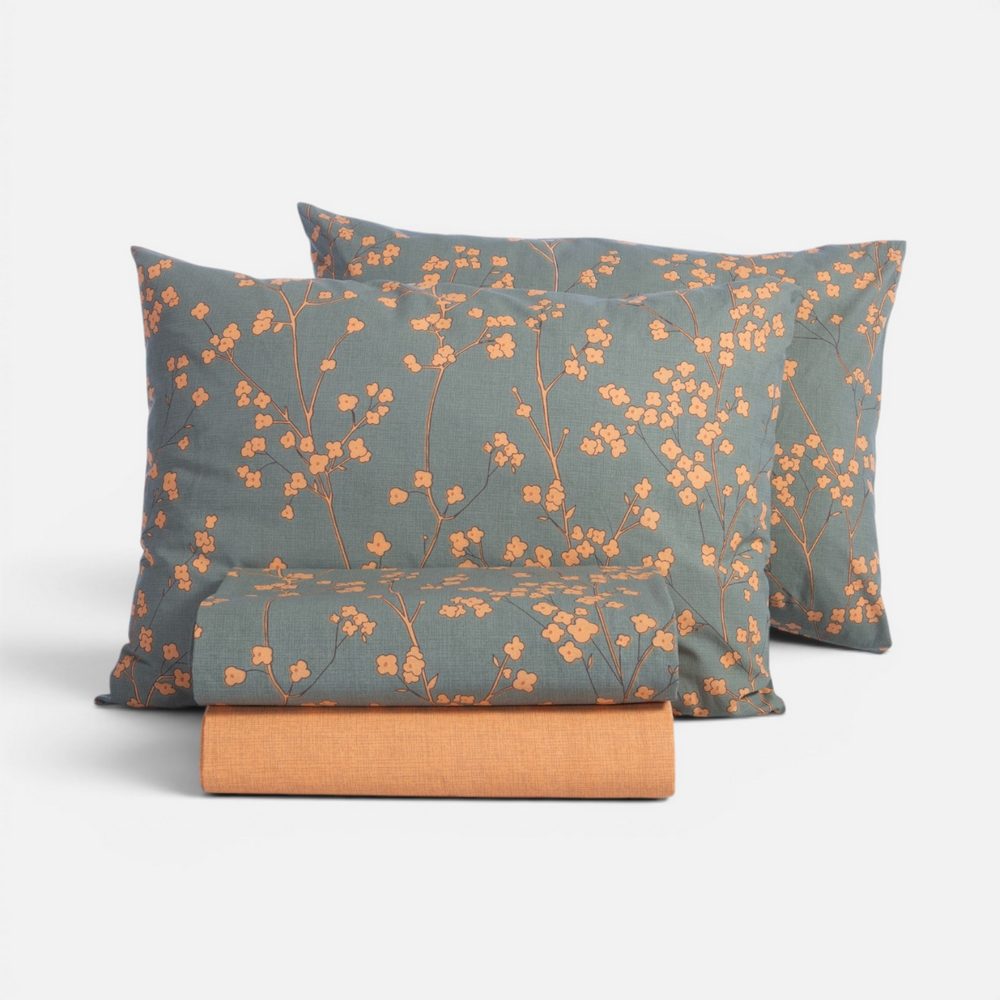 Σετ Σεντόνια Βαμβακερά Μονά με Λάστιχο Floriva  Nef Nef Homeware, 100% ΒΑΜΒΑΚΙ - Image 5