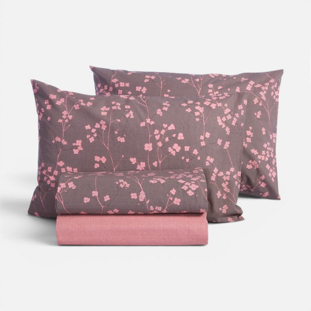 Σετ Σεντόνια Βαμβακερά Μονά με Λάστιχο Floriva  Nef Nef Homeware, 100% ΒΑΜΒΑΚΙ - Image 6
