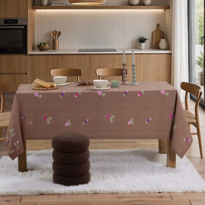 Τραπεζομάντηλο Αλέκιαστο Radish 140x140 Nef Nef Homeware, 100% BAMBAKI