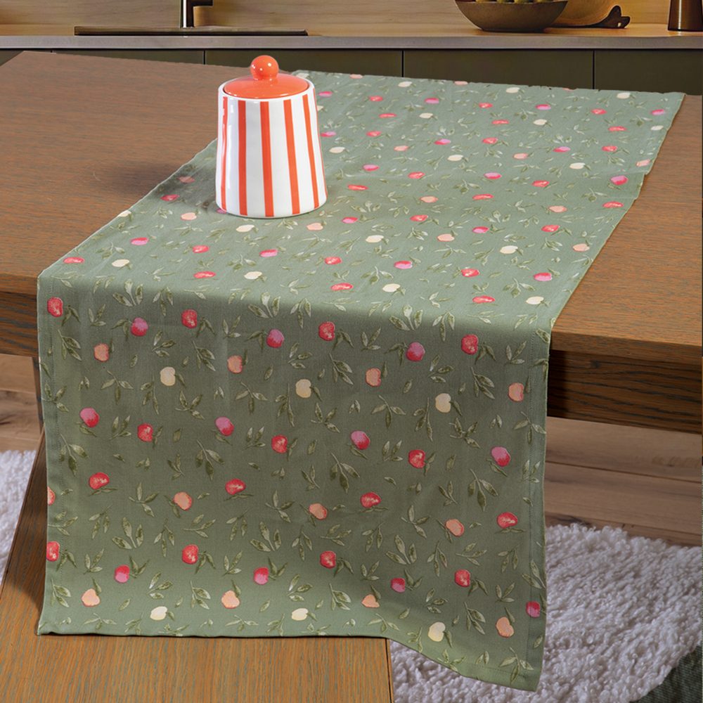 Τραβέρσα Sweet Apple 45x140  Nef Nef Homeware, 50% BAMB-50% ΠΟΛ
