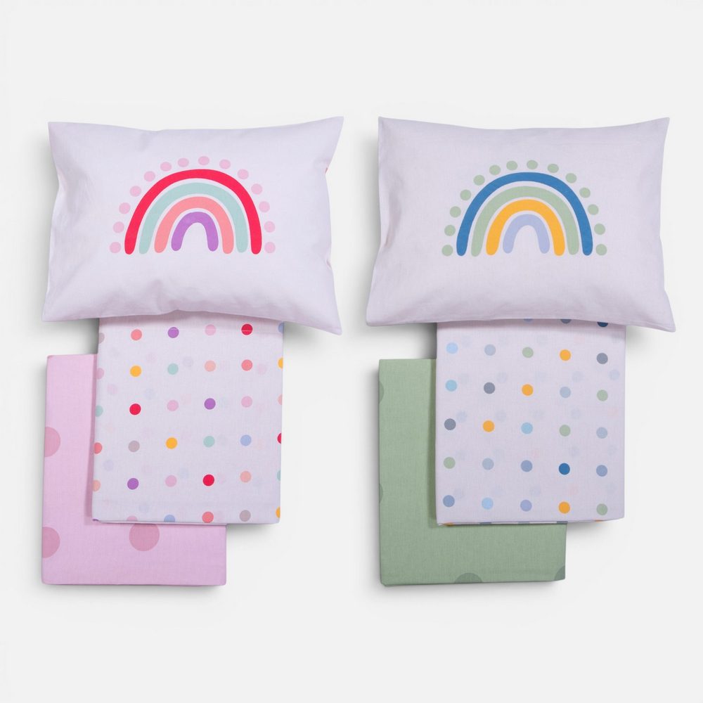 Σετ Σεντόνια Κούνιας Βρεφικά Baby Dots Nef Nef Homeware, 100% ΒΑΜΒΑΚΙ
