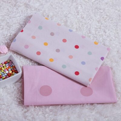 Σετ Σεντόνια Λίκνου Βρεφικά 2τεμ. Baby Dots Nef Nef Homeware, 100% ΒΑΜΒΑΚΙ - Image 3