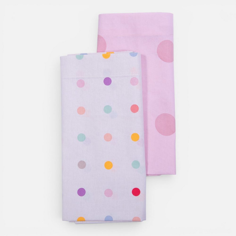 Σετ Σεντόνια Λίκνου Βρεφικά 2τεμ. Baby Dots Nef Nef Homeware, 100% ΒΑΜΒΑΚΙ - Image 5