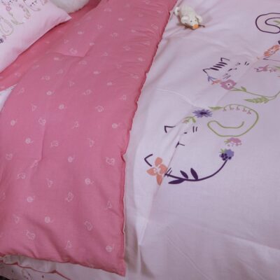 Πάπλωμα Βρεφικό Cats Are Perfect 110x140 Nef Nef Homeware, ΥΦΑΣΜΑ:100%BAMB-ΕΣΩΤ:100%ΠΟΛ - Image 2