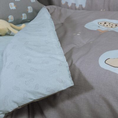 Πάπλωμα Βρεφικό Elephants 110x140 Nef Nef Homeware, ΥΦΑΣΜΑ:100%BAMB-ΕΣΩΤ:100%ΠΟΛ - Image 2